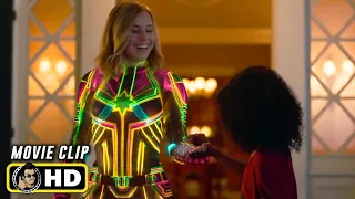 CAPTAIN MARVEL Clip - "Outfit Change" (2019) Brie Larson