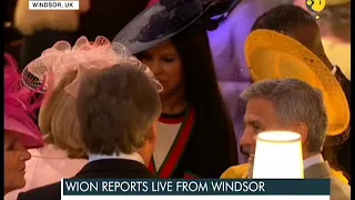 The Royal Wedding: Guests arrive at the Windsor Castle