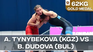 Gold Medal • WW 62Kg • Bilyana Zhivkova DUDOVA (BUL) vs. Aisuluu TYNYBEKOVA (KGZ)