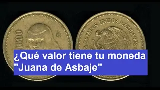 ¿Qué valor tiene tu moneda de $1000 pesos "Juana de Asbaje"?