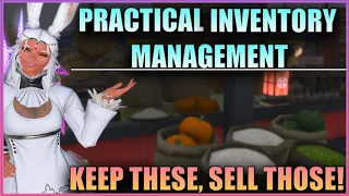 FFXIV Inventory Management Guide, Keep these, Sell Those!(New Player Guide)