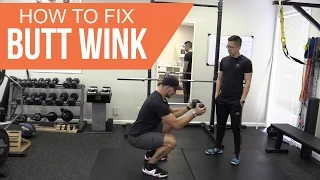 How to fix butt wink in the bottom of the squat