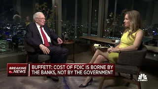 Warren Buffett on banking crisis fallout and why he sold most of his bank stocks except one