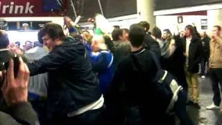 Leeds United v Arsenal Half Time 'Riot' with the Jimmy Savilles