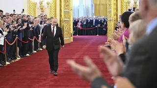 Putin sworn in for fifth presidential term while his war in Ukraine continues