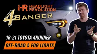 Morimoto 4Banger LED Pod A-Pillar & Fog Light Install for the 2016 - 2021 Toyota 4Runner