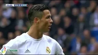 Cristiano Ronaldo Penalty Miss vs Real Sociedad HD 15-16