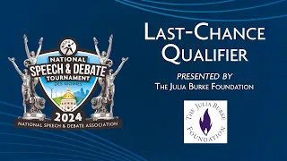 NSDA Last-Chance Qualifier 2024 - Awards Stream