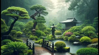 Takayama Japanese Zen Garden Rain: Tranquil Sounds & Music for Mindful Relaxation