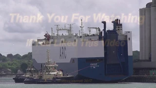 American RoRo Vehicles Carrier 'Freedom' arrival Southampton 20/5/17