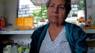 Sobreviviente de la tragedia de Armero (Tolima) - Omaira Rivera Mesquita parte 2.avi