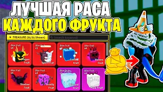 ЛУЧШАЯ РАСА для КАЖДОГО ФРУКТА в БЛОКС ФРУТС 😱 ОБЗОР РАСЫ В4 в BLOX FRUITS Обнова 20 Ван Пис БФ BF