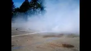 BMW E34 burnout/donuts