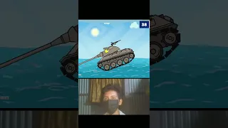 Tanks are fighting in gane #tank #cartoon