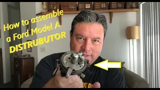 How to assemble a Ford Model A distributor. How to adjust points.