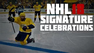 NHL 18 Signature Celebrations