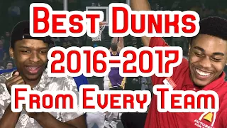 CAN BLACK9NE MESS THIS UP?! BEST DUNKS OF 2016-2017 SEASON FROM ALL 30 NBA TEAMS REACTION!