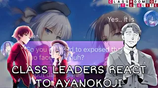 Class Leaders React To Ayanokoji Pt.2 // Classroom Of The Elite Texting Story // Text Reaction