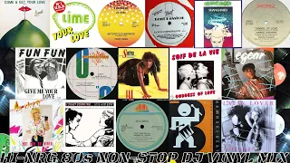 HI-NRG 80s NON STOP DJ VINYL MIX '79-'88 High Energy Italo Disco Eurobeat Synth Pop Dance Hits