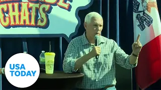 Mike Pence responds to questions about Trump, Jan. 6th attack | USA TODAY