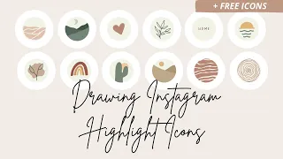 Let’s Draw! Instagram Highlight Icons | Procreate