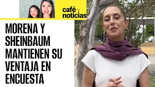 #CaféYNoticias | Morena y Claudia Sheinbaum mantienen su ventaja con mira a 2024:  Enkoll