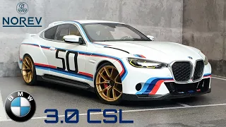 REVIEW: Norev 1:18 BMW 3.0 CSL - Arctic White / BMW Motorsport Livery (Dealer Edition)