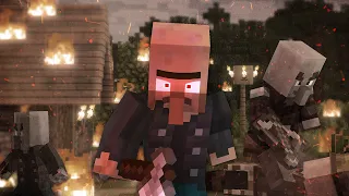 Piglin Life 08 - Pillager Raid | Minecraft Animation