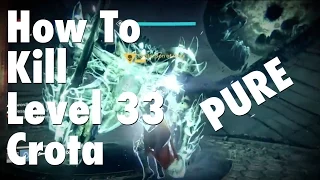 Destiny // How to kill Crota on Hard Mode [Sword Perspective]