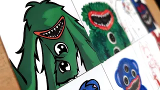 Drawing New Monsters Cartoon Vs Realistic ( JOYVILLE )