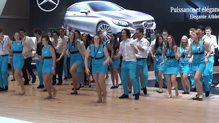 Flash Mob at the Geneva Motor Show - Mini/BMW/Peugeot/Mercedes