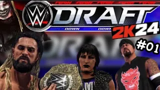 WWE 2K24 THE DRAFT! UNIVERSE MODE #1