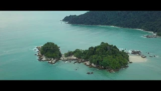 Pangkor Island from above (4k)