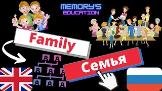 FAMILY MEMBERS in Russian / ЧЛЕНЫ СЕМЬИ на АНГЛИЙСКОМ языке