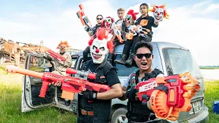 LTT Films : SEAL Black Panther Nerf Guns Fight Criminal Group Rocket Mask Shadow Campaign