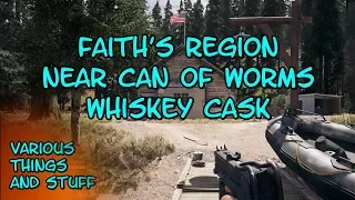 Far Cry 5 Faith's Region Near Can Of Worms Whiskey Cask