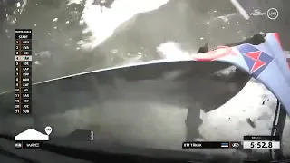 Huge Crash Ott Tanak Rallye Monte Carlo 2020 WRC