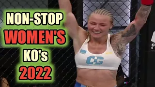 14 Minutes of Non-Stop Brutal Women's Knockouts of 2022