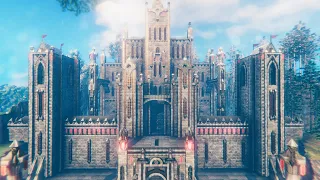 Epic fantasy castle Valheim