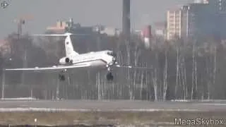 Туполев Ту-134АК RA-65690 посадка/landing Москва - Чкаловский (CKL/UUMU)