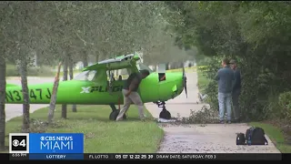 FAA: Small plane that landed on Broward roadway "experienced engine issues"