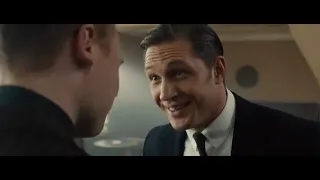 Legend 2015 Tom Hardy, Pellici's cafe and Bar Fight Scene. Can I have another egg? A shoot out..