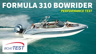 Formula 310 Bowrider (2019-) Test Video - By BoatTEST.com