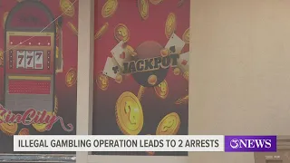 Illegal gambling operation leads to 2 arrests