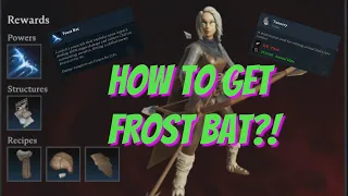 V Rising - How to get Frost Bat Ability and Tannery!