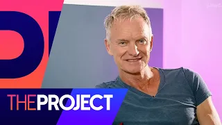 "Even you'd sound good in front of my band" Sting joins us for an exclusive chat | The Project NZ