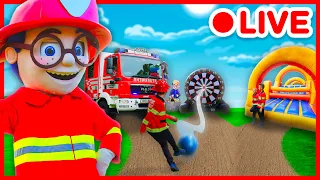 🔴 LIVE | SOCCER, SPORTS AND TRUCKS WITH FIREMEN ⚽🚒 Kids pretend play compilation