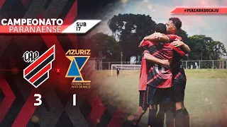 CAMPEÃO PARANAENSE SUB-17! Athletico Paranaense 3x1 Azuriz