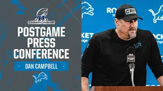 Dan Campbell postgame media availability | 2023 NFC Championship: Lions vs. 49ers