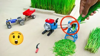 top most creative mini farming project | chaff cutter machine | science project @sunfarming7533